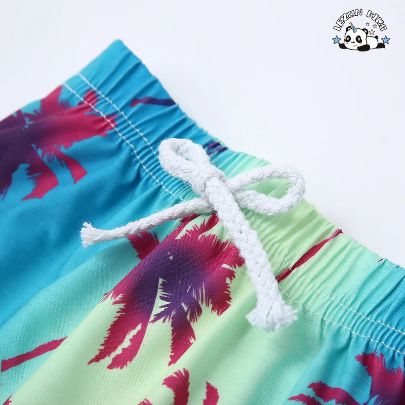 LEZONKIDS - Conjunto de roupas personalizáveis para meninos, novo lançamento, colete sem mangas e shorts, estilo praia de verão
